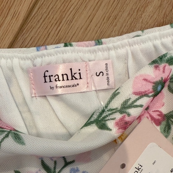 Francesca's Collections Pastel Floral Kids Romper - Picture 2 of 3